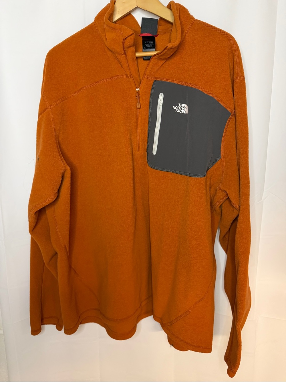 The North Face long sleeve 1/2 zip fleece men’s size XXL